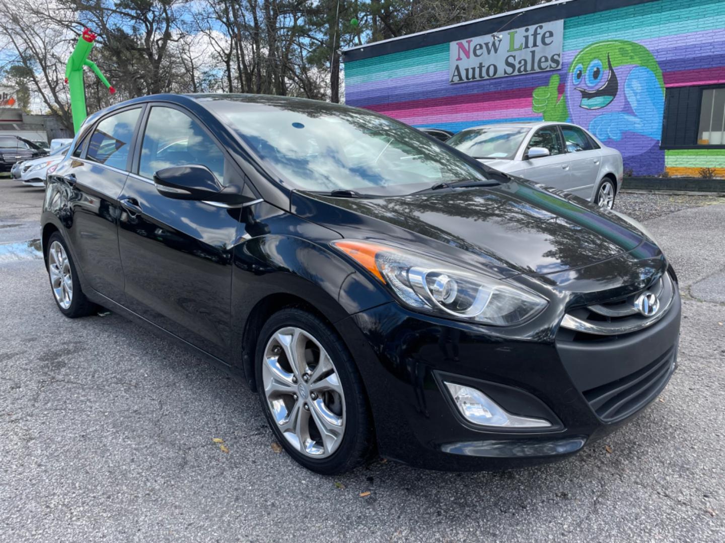 2014 BLACK HYUNDAI ELANTRA GT BASE (KMHD35LH8EU) with an 2.0L engine, Automatic transmission, located at 5103 Dorchester Rd., Charleston, SC, 29418-5607, (843) 767-1122, 36.245171, -115.228050 - Photo#0